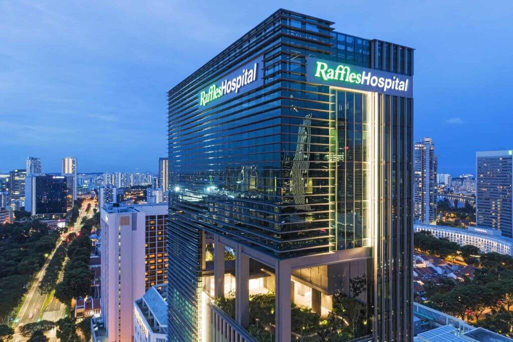 Raffles Hospital Bangla website