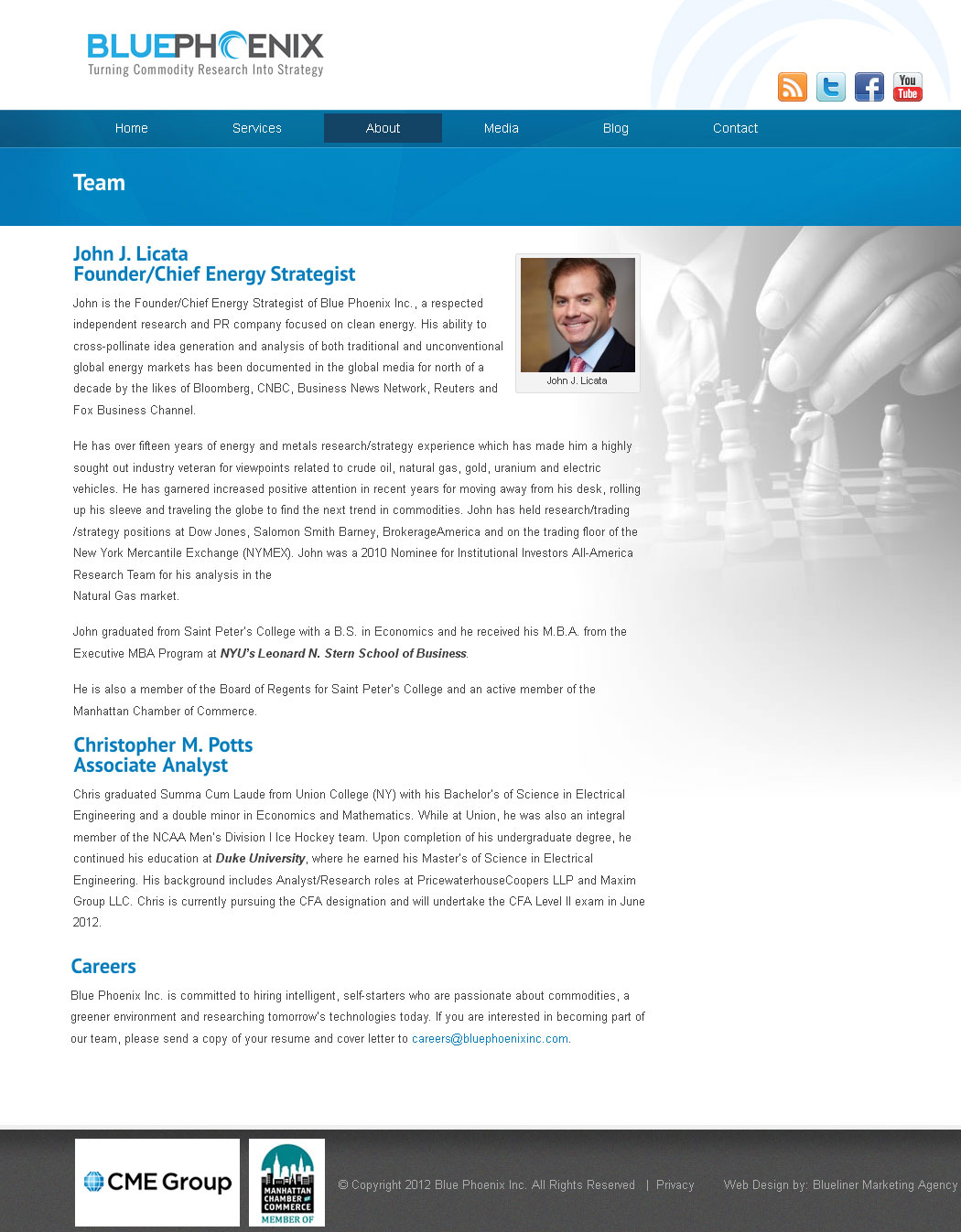 Blue Phoenix New York | International Energy Research | iVivelabs